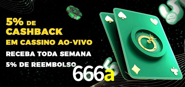 Promoções do cassino ao Vivo 666a